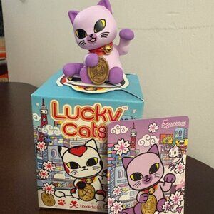 Tokidoki Lucky Cats Wise Kitty Figure